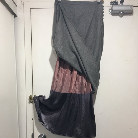 VINTAGE TRISTAN & ISEUT WOOL MAXI SKIRTS SIZE 8 - Picture 11 of 16